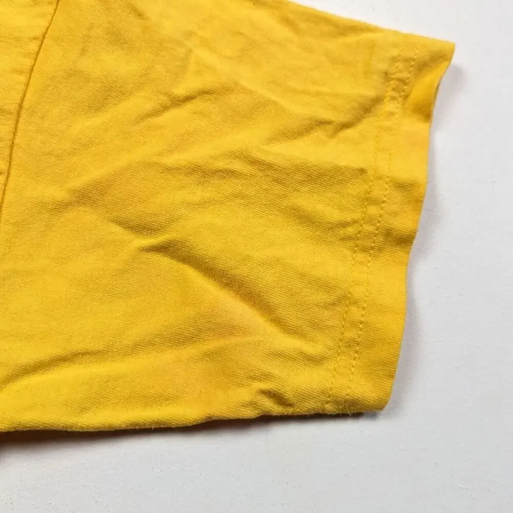 Vintage Disney World T-Shirt Kids Size XL Yellow Mickey Minnie Goofy Donald